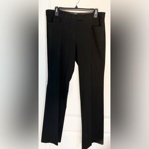Gap modern bootcut Black career work dress pants size 12A.
